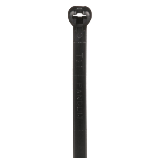 Cincho de Nylon 6.6 Dome-Top®, Con Lengüeta de Bloqueo de Acero Inoxidable, 203 mm largo x 4.7mm ancho, Color Negro, Exterior Resistente a Rayos UV, Paquete de 1000pz