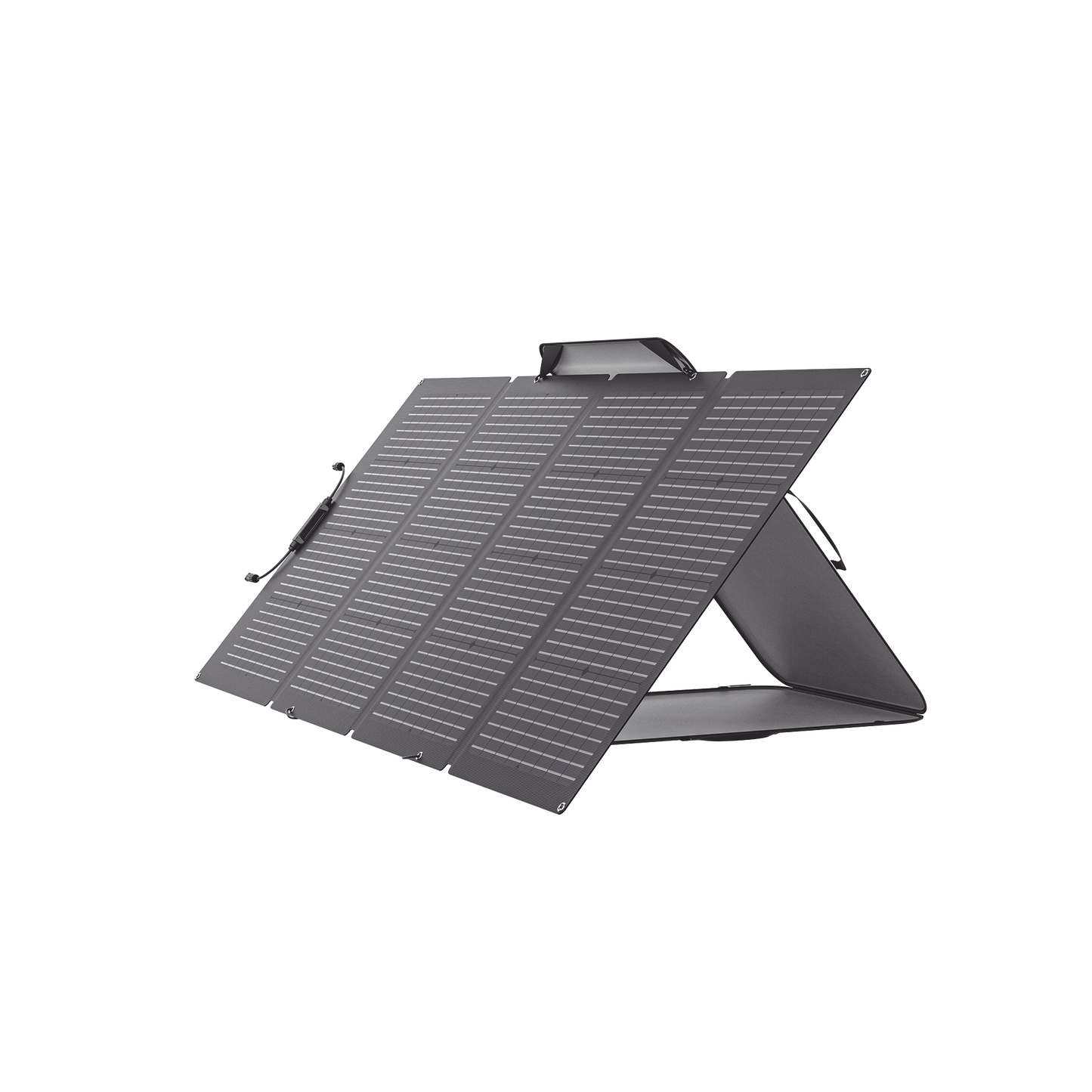 Módulo Solar Bifacial, Portátil y Flexible de 220W Recomendado para Estaciones Portátiles EFD330, EFD350 ó EFD500 / Ajuste de Ángulo / Carga Eficiente / Incluye Cable XT60 a MC4