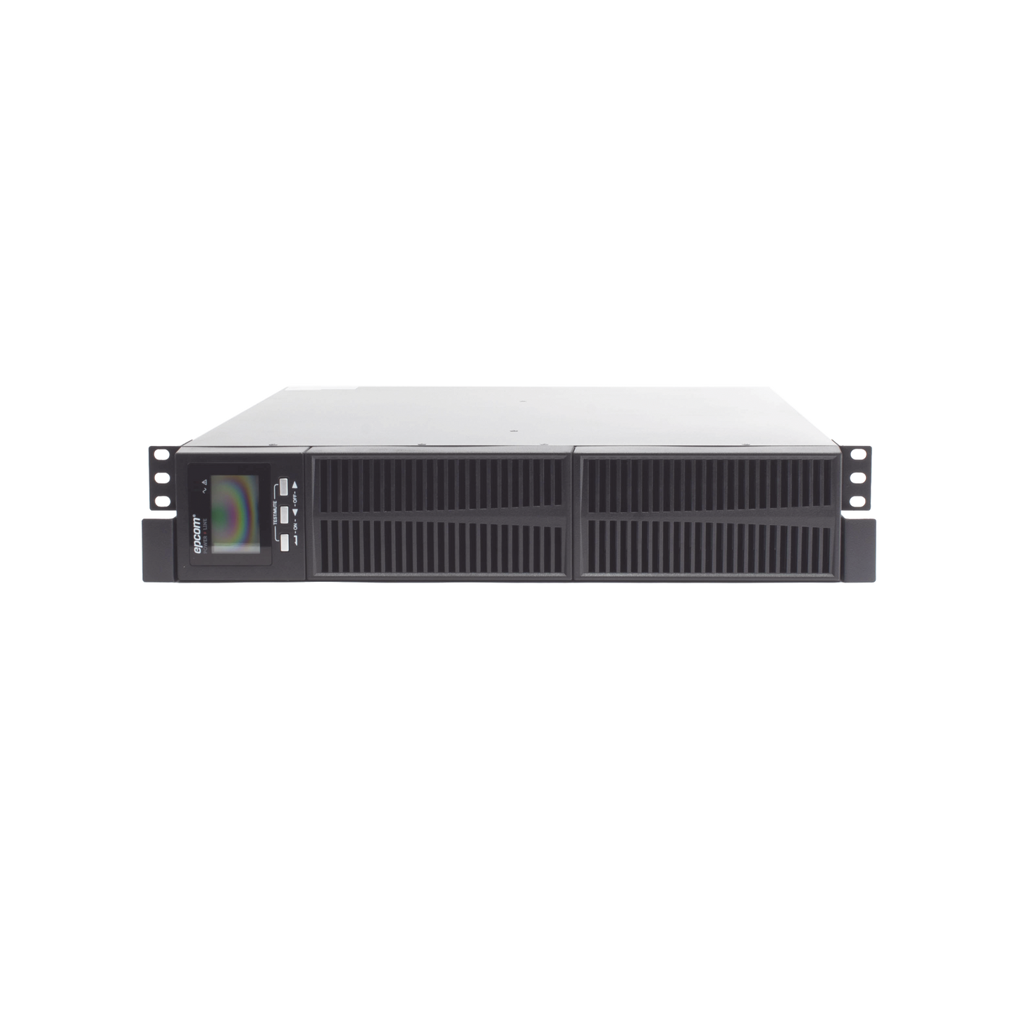 UPS de 3000VA/2700W / Topología On-Line Doble Conversión con Baterías Internas / Entrada y Salida de 120 Vca / Clavija de Entrada NEMA L5-30P / Pantalla LCD Configurable / Formato Rack/Torre