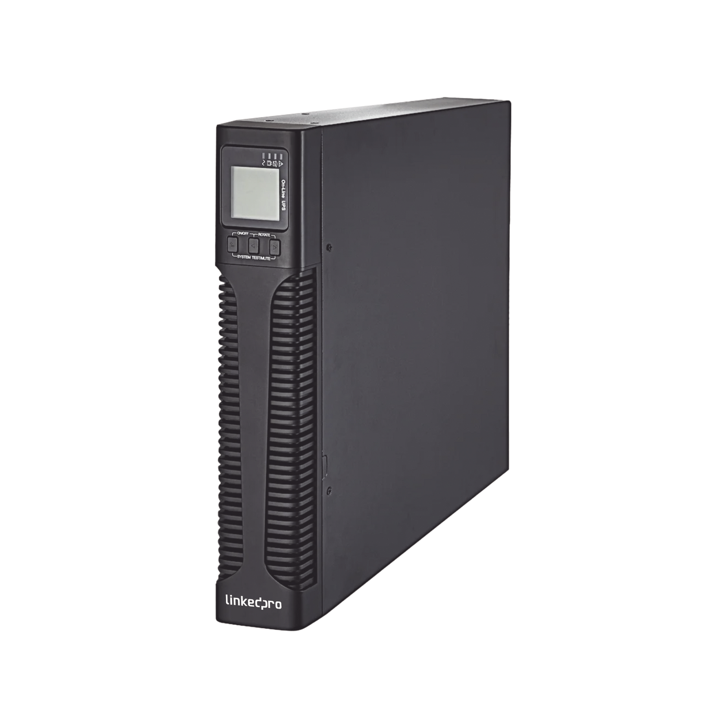 UPS de 1000VA/900W / Topología On-Line Doble Conversión / Entrada y Salida de 120 Vca / Clavija de Entrada NEMA 5-20P / Pantalla LCD Configurable / Formato Rack/Torre / 8 Salidas