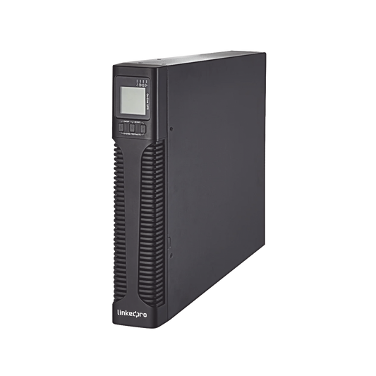 UPS de 3000VA/2700W / Topología On-Line Doble Conversión con Baterías Internas / Entrada y Salida de 120 Vca  / Pantalla LCD Configurable / Formato Rack o Torre / 8 Salidas