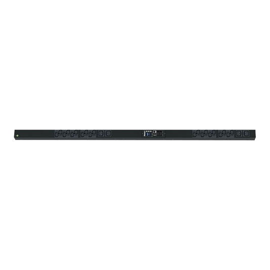 PDU Monitoreable (MI) para Distribución de Energía, Enchufe de Entrada NEMA L6-20P, Con 20 Salidas C13 y 4 C19, de Instalación Vertical, 120 o 220 Vca, 20 Amp