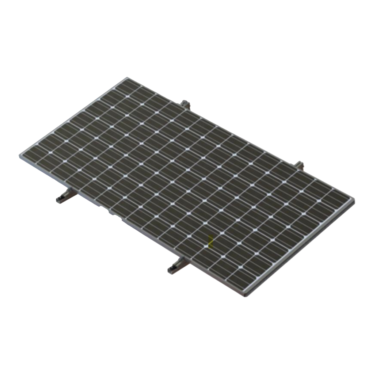 Montaje Para Piso de Concreto Para un Modulo Fotovoltaico  de 450 a 660W