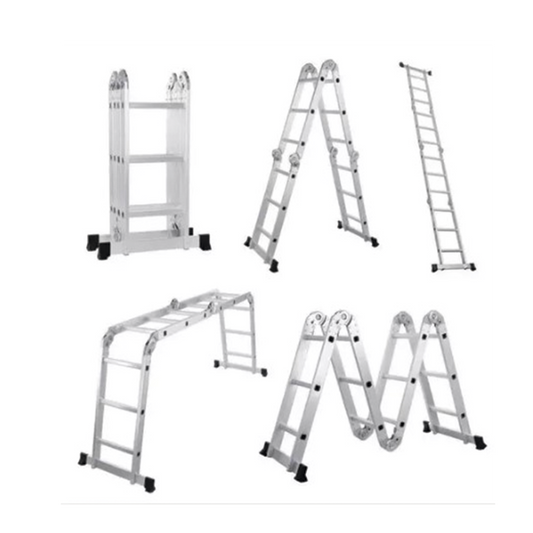 Escalera Multiposiciones de Aluminio de 3.52 Metros, Soporta 150 kg