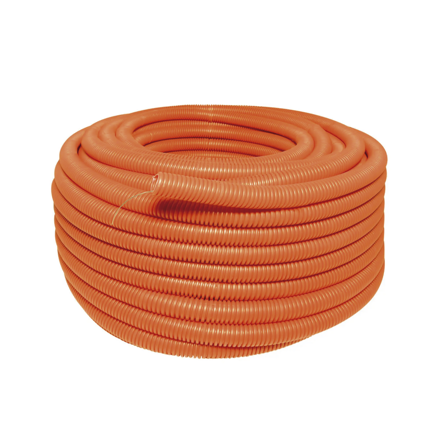 Manguera flexible Reforzada 1/2" x 100 m /Polietileno Alta Densidad HDPE/ Con guía /Resistente a Intemperie.