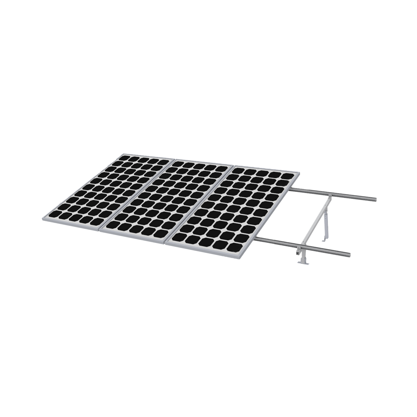 Montaje para Panel Solar, Riel "5" de 5400mm para Módulos con Espesor de 35mm, Velocidad de Viento Máx. 190km/h